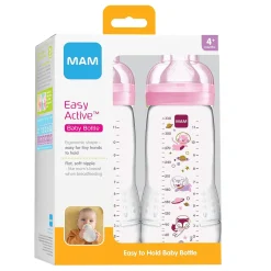 Best Easy Active Baby Bottle 4m+ 11oz - Pink Breastfeeding|Bottles & Nipples