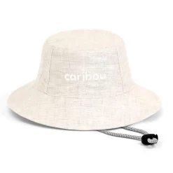 Hats And Caps|Hats & Caps>Caribou Ecru Bucket Hat 2-12y Ivory