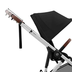 eGazelle S Electronic Assist Stroller - Silver Frame with Moon Black Seat Kids Strollers|Strollers & Trailers