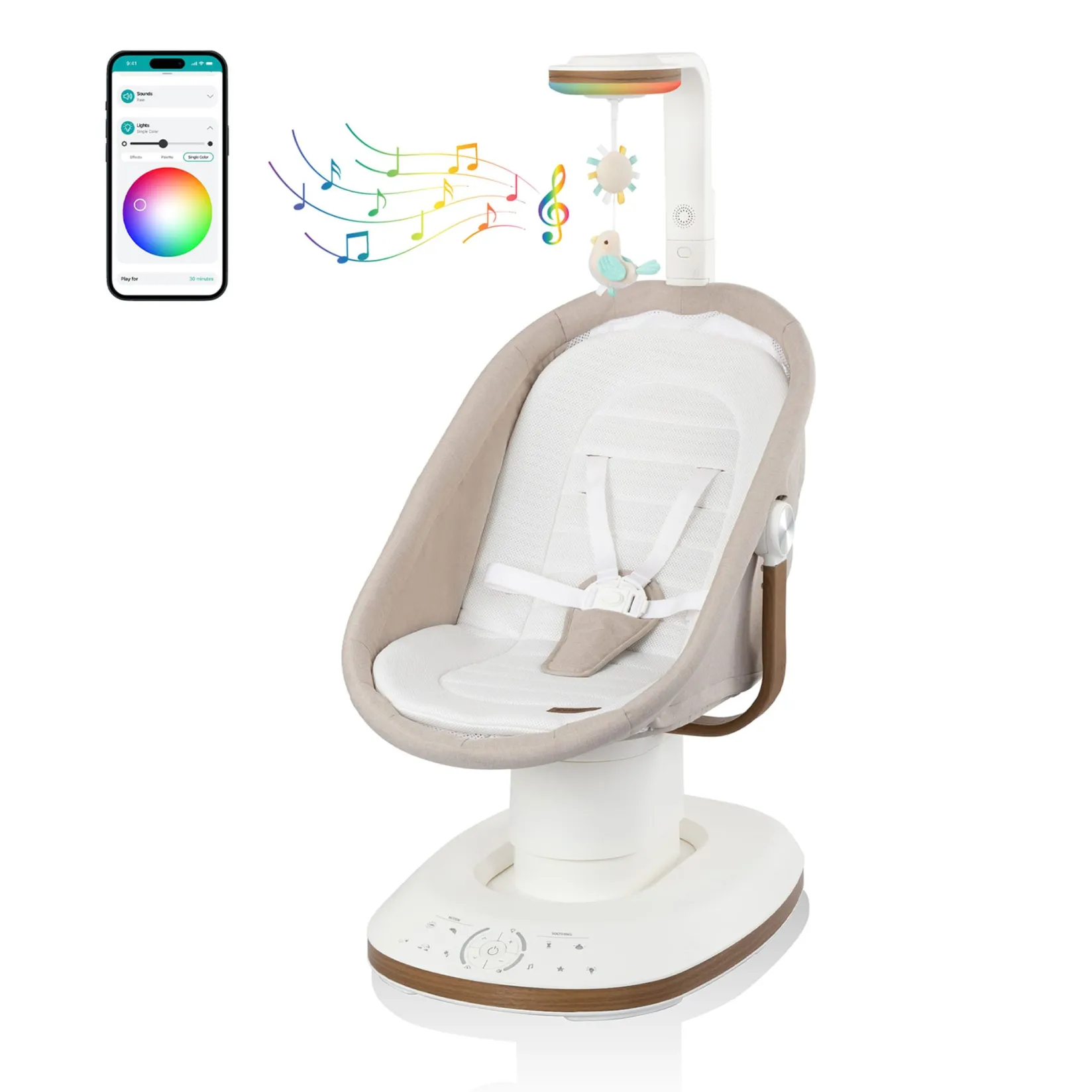 Online Elara Swing 2-in-1 - Coastal Coffee Swings & Rockers