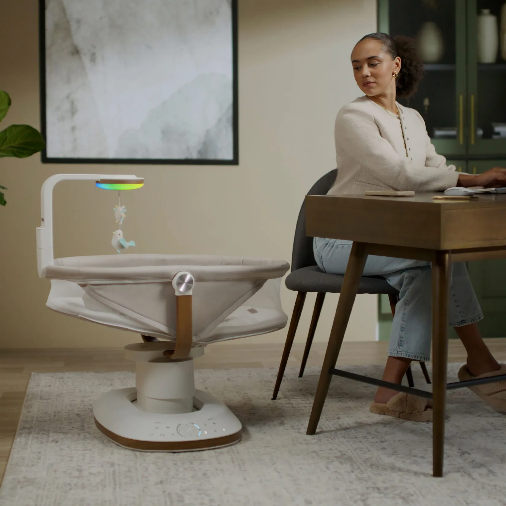 Online Elara Swing 2-in-1 - Coastal Coffee Swings & Rockers