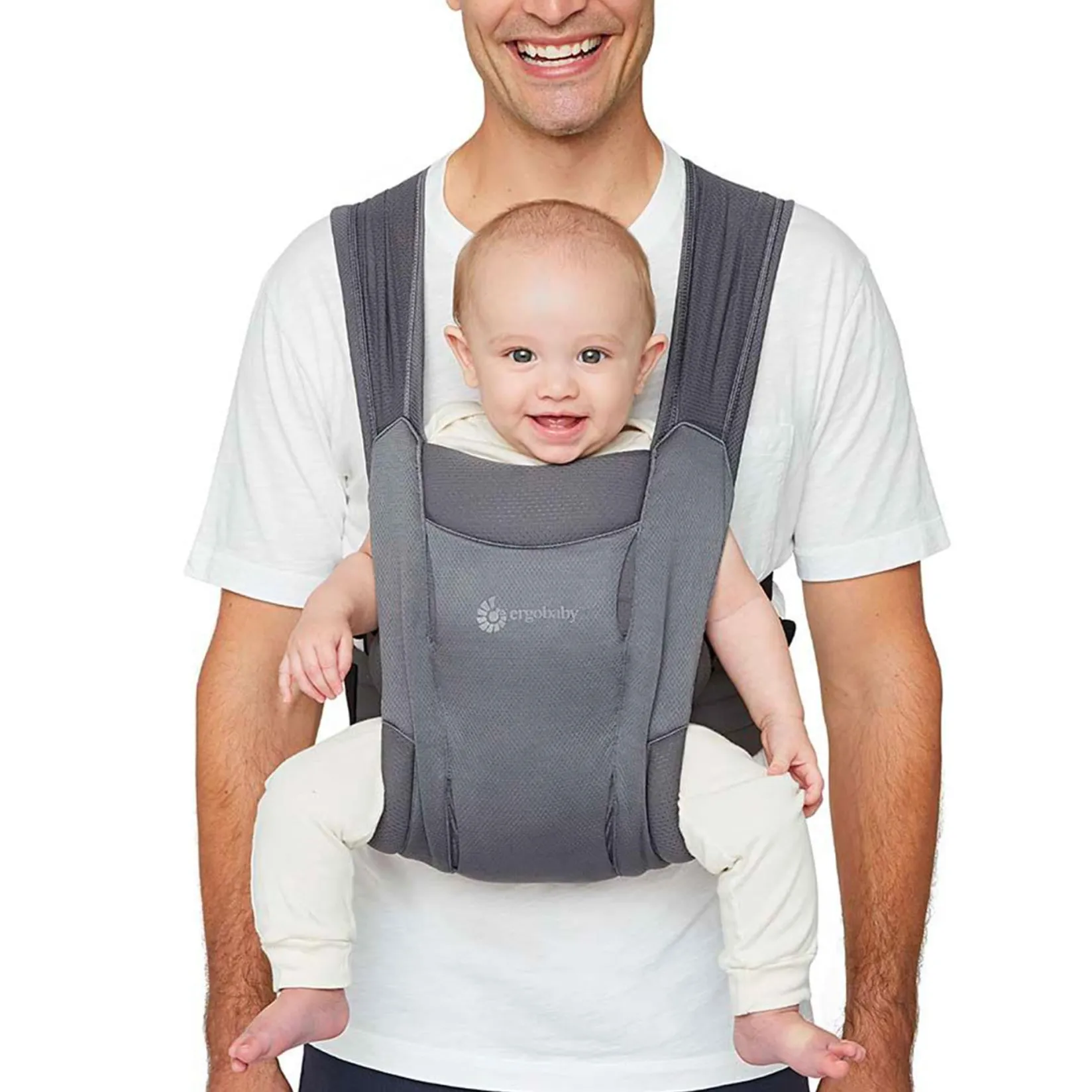 Outdoors & Travel|Baby Carriers>Ergobaby Embrace Mesh Newborn Carrier - Washed Black