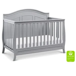 Cribs & Mattresses|Cribs & Mattresses>DaVinci Emmett 4-in-1 Convertible Crib - Grey