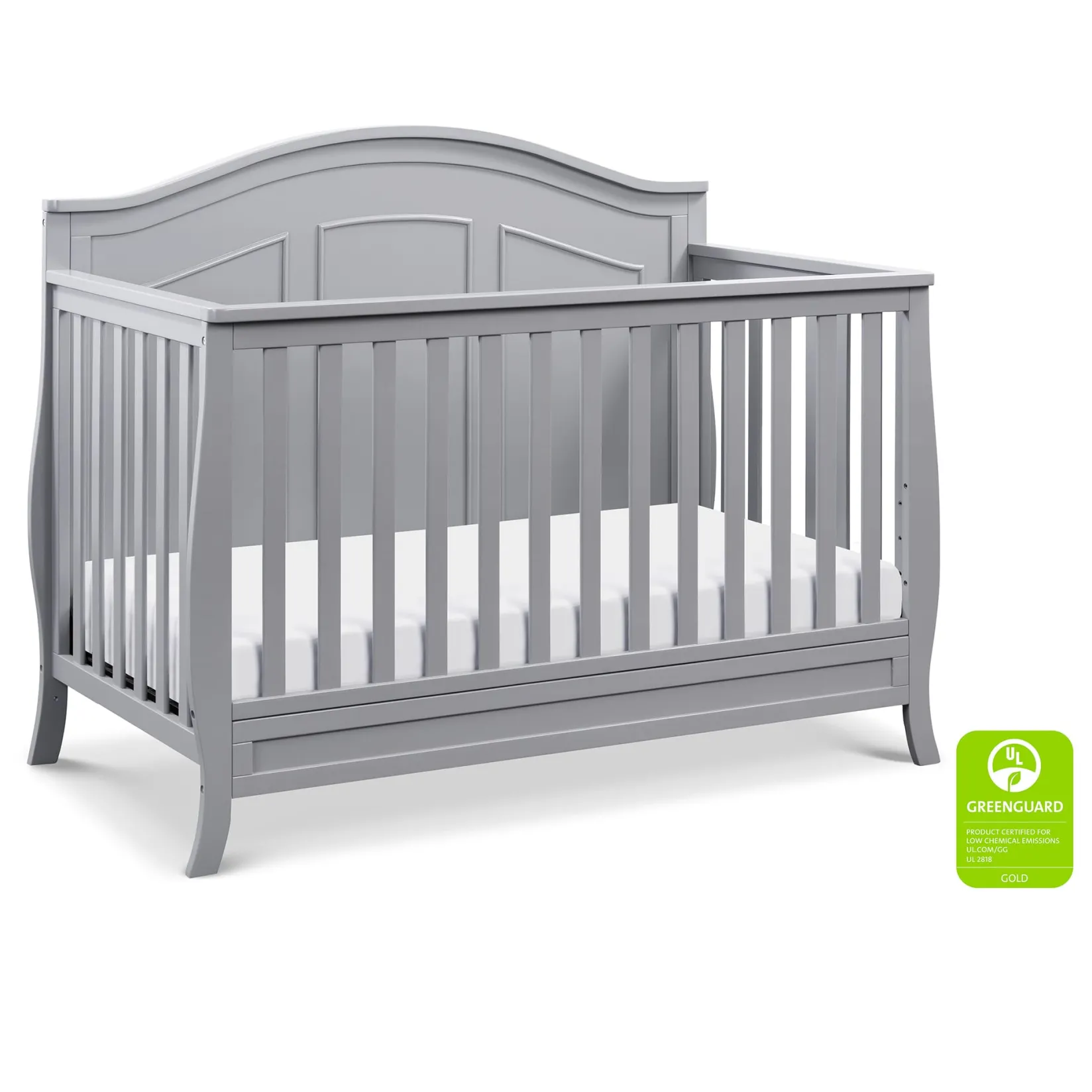 Cribs & Mattresses|Cribs & Mattresses>DaVinci Emmett 4-in-1 Convertible Crib - Grey