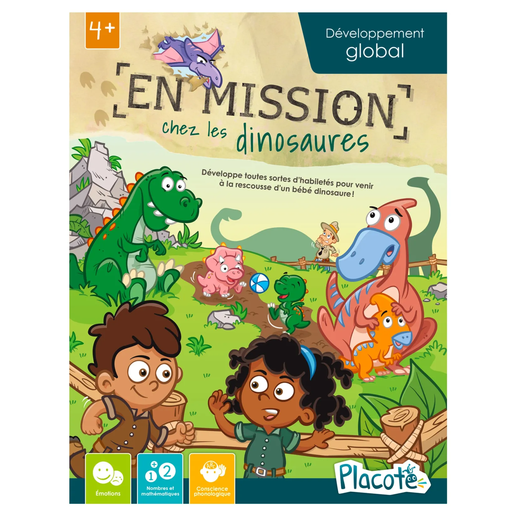 Board Games>Placote En Mission Chez Les Dinosaures