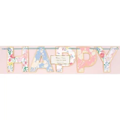 Hot English Garden Birthday Garland Party Supplies