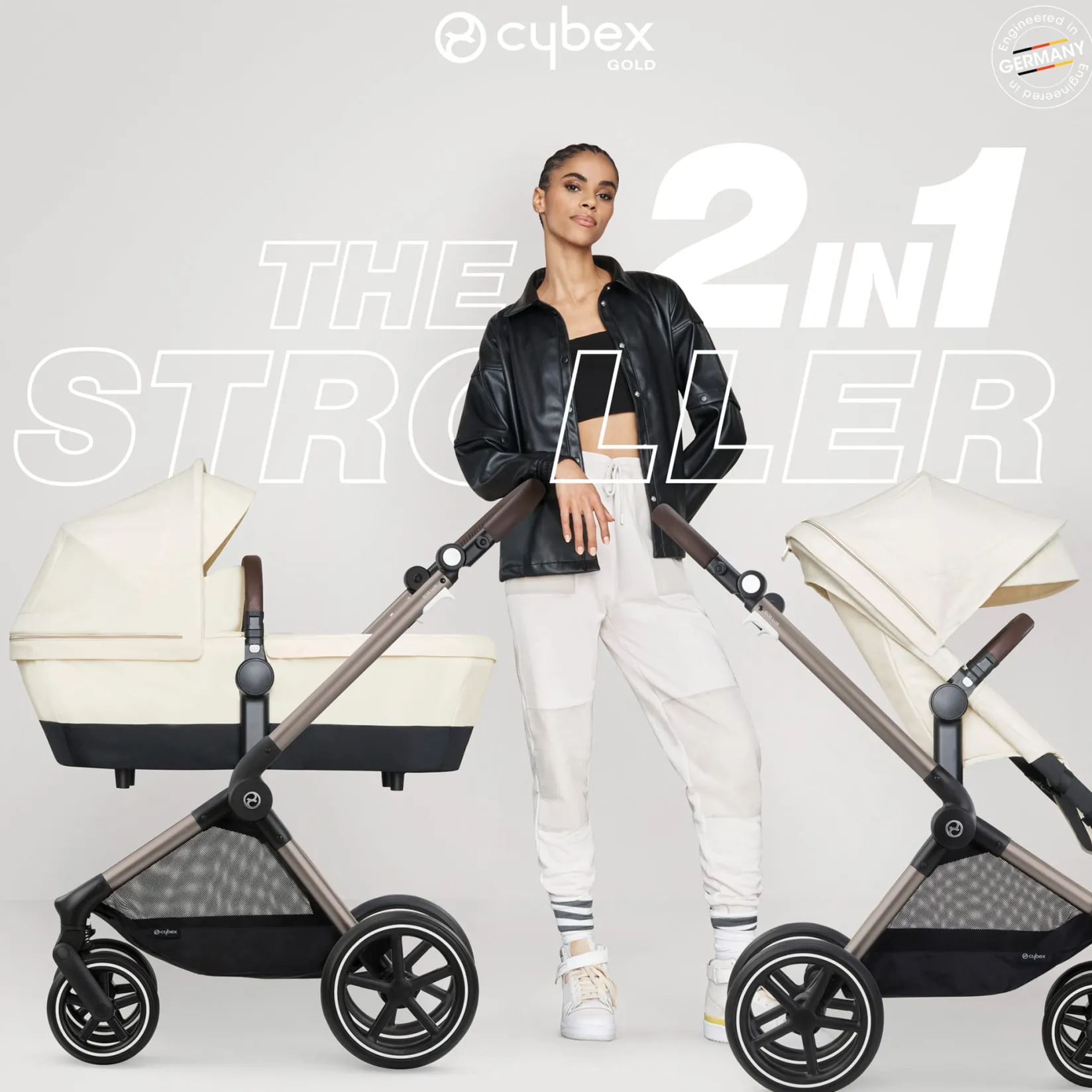 Discount EOS Lux 2-in-1 Stroller - Lava Grey Kids Strollers|Strollers & Trailers