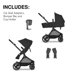 Outlet Eos Moon Black Stroller Kids Strollers|Strollers & Trailers