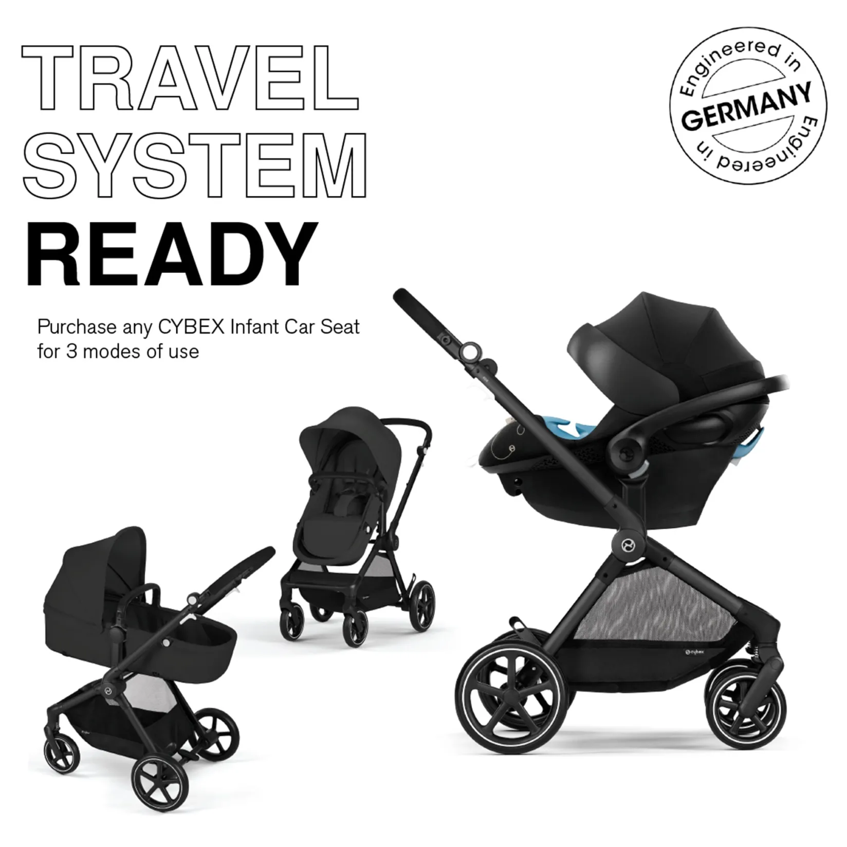 Outlet Eos Moon Black Stroller Kids Strollers|Strollers & Trailers