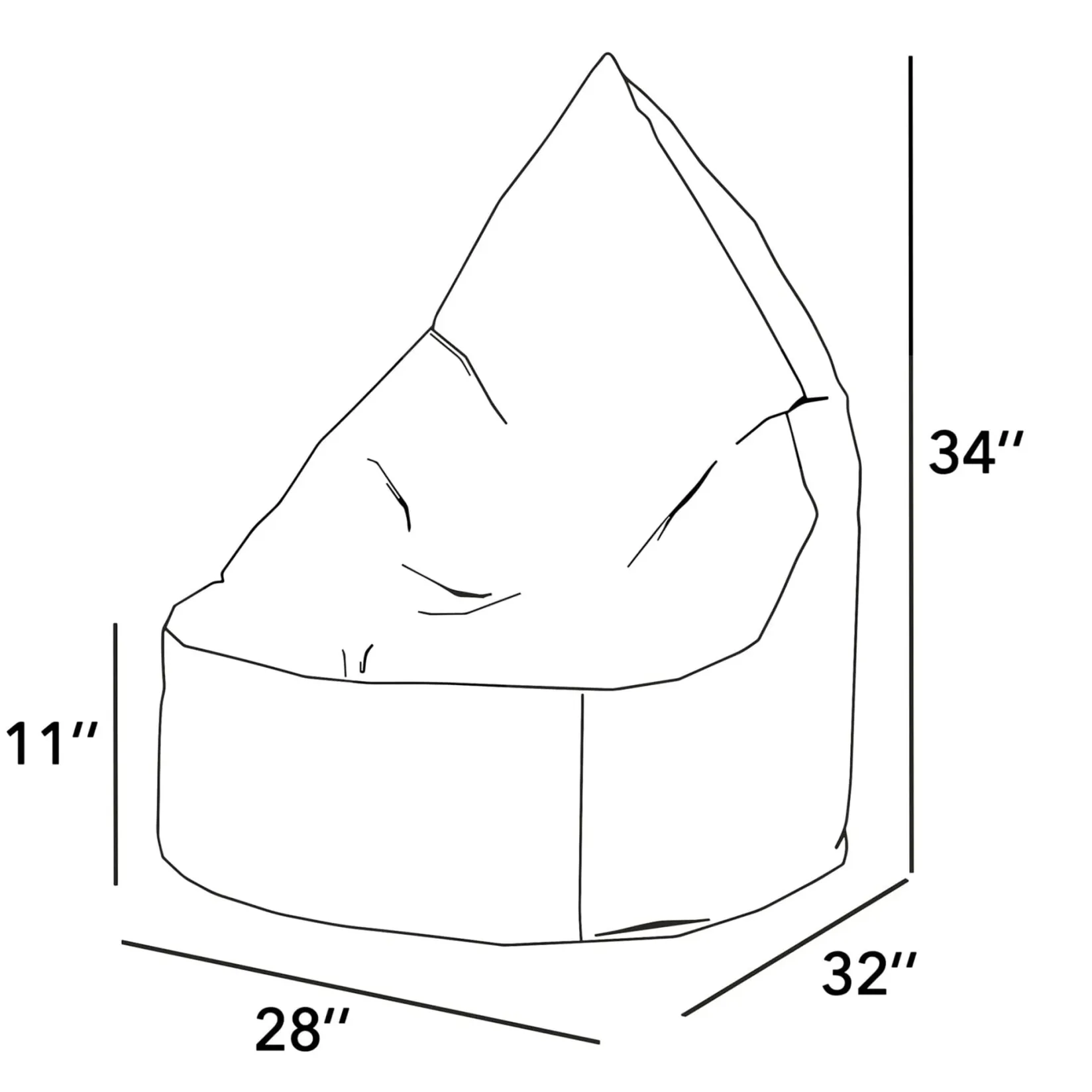 Kid'S Tables & Chairs>Arico Ergo Junior Bean Bag - Galet