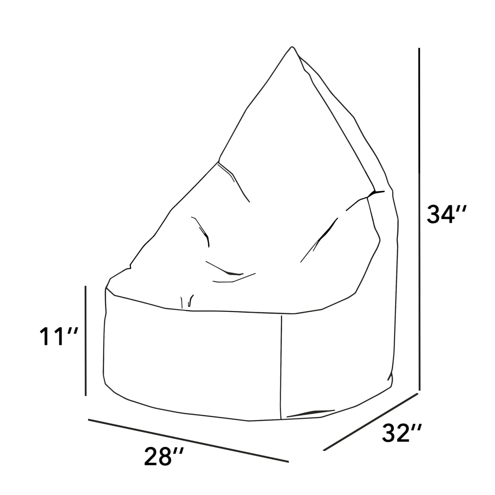 Kid'S Tables & Chairs>Arico Ergo Junior Bean Bag Paloma - Terracotta