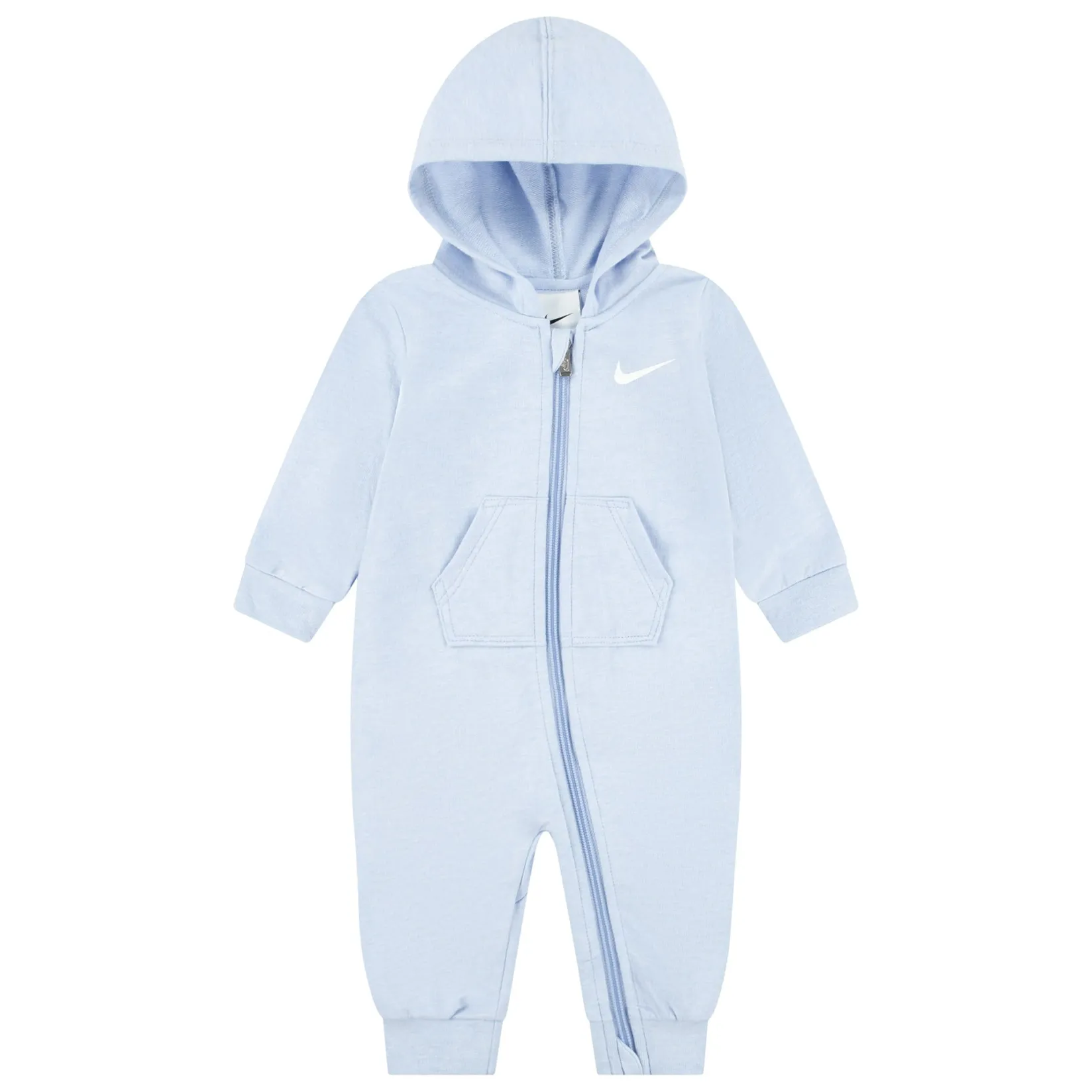 Rompers & Jumpsuits>Nike Essential Hooded Coverall 0-9m Blue