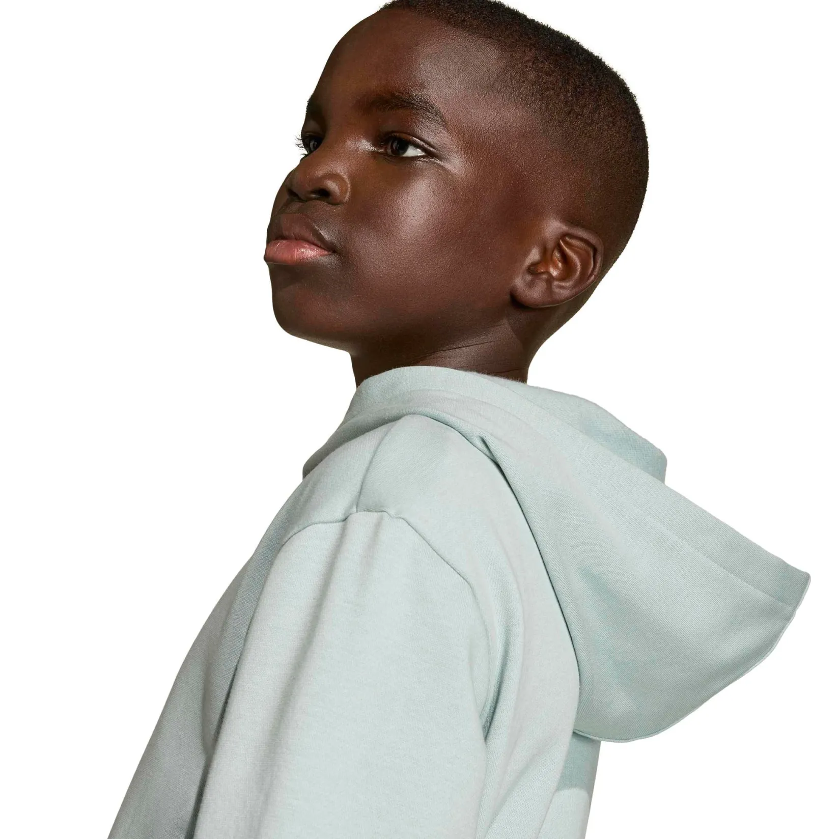 Sportswear|Fleeces And Sweatshirts>Adidas Essential Hoodie 7-16y Sage