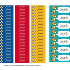 Hot Essential Name Labels - Blue dogs Kids Personalized Name Labels|Personalized Name Labels