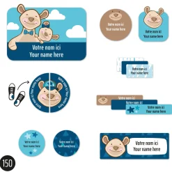 Online Essential Name Labels – Cachou Kids Personalized Name Labels|Personalized Name Labels