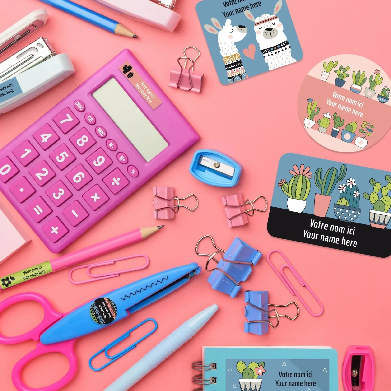 Personalized Name Labels|Personalized Name Labels>Clement - Impressions Essential Name Labels - Cactus