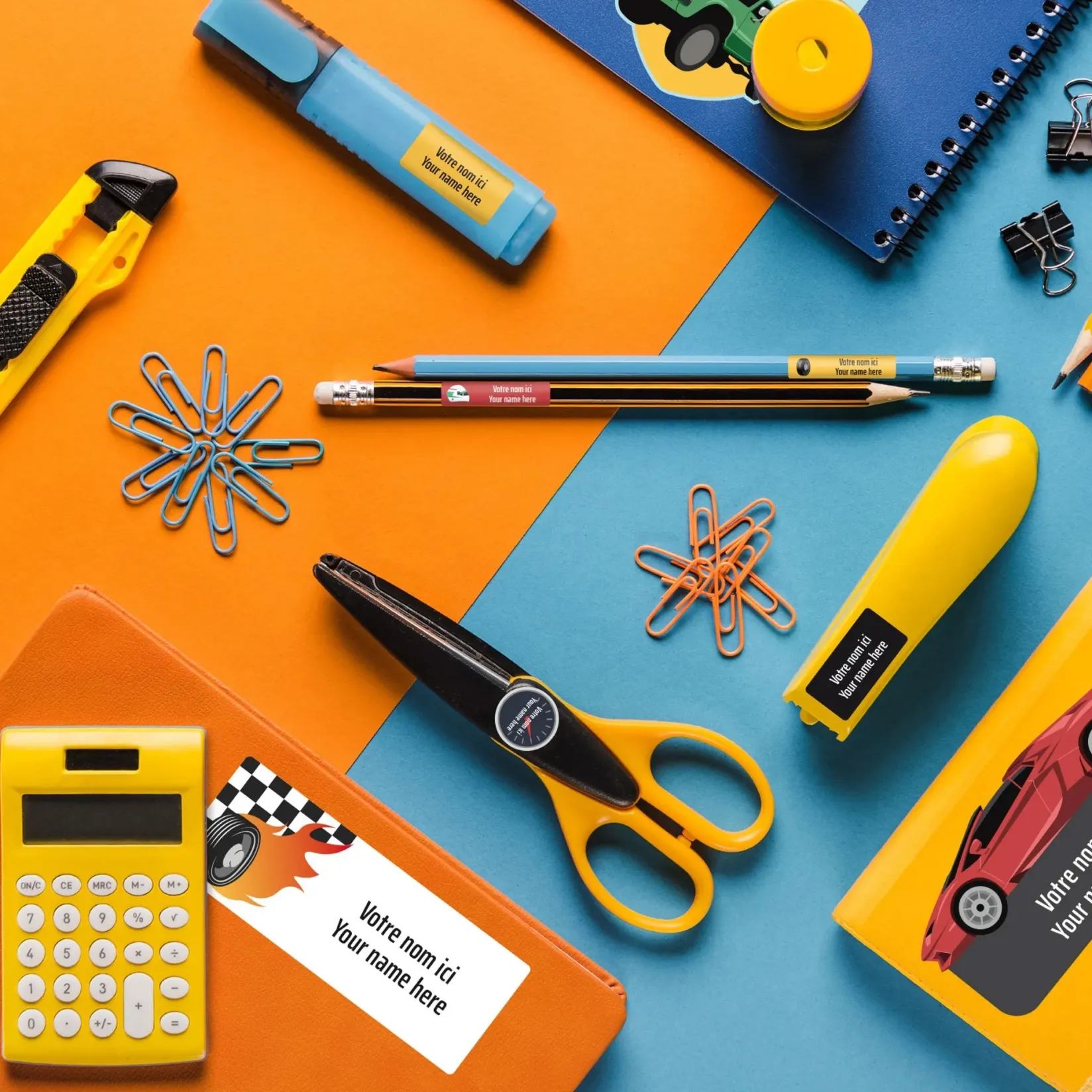 Personalized Name Labels|Personalized Name Labels>Clement - Impressions Essential Name Labels - Cars