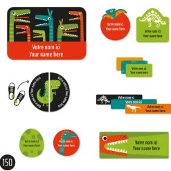 Personalized Name Labels|Personalized Name Labels>Clement - Impressions Essential Name Labels – Dinosaurs