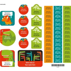 Personalized Name Labels|Personalized Name Labels>Clement - Impressions Essential Name Labels – Dinosaurs