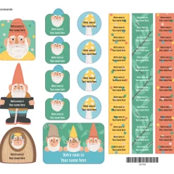 Personalized Name Labels|Personalized Name Labels>Clement - Impressions Essential Name Labels - Gnome