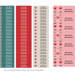 Sale Essential Name Labels - Hearts Kids Personalized Name Labels|Personalized Name Labels