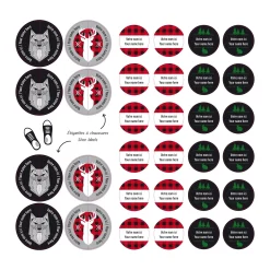 Essential Name Labels - Hunter Kids Personalized Name Labels|Personalized Name Labels