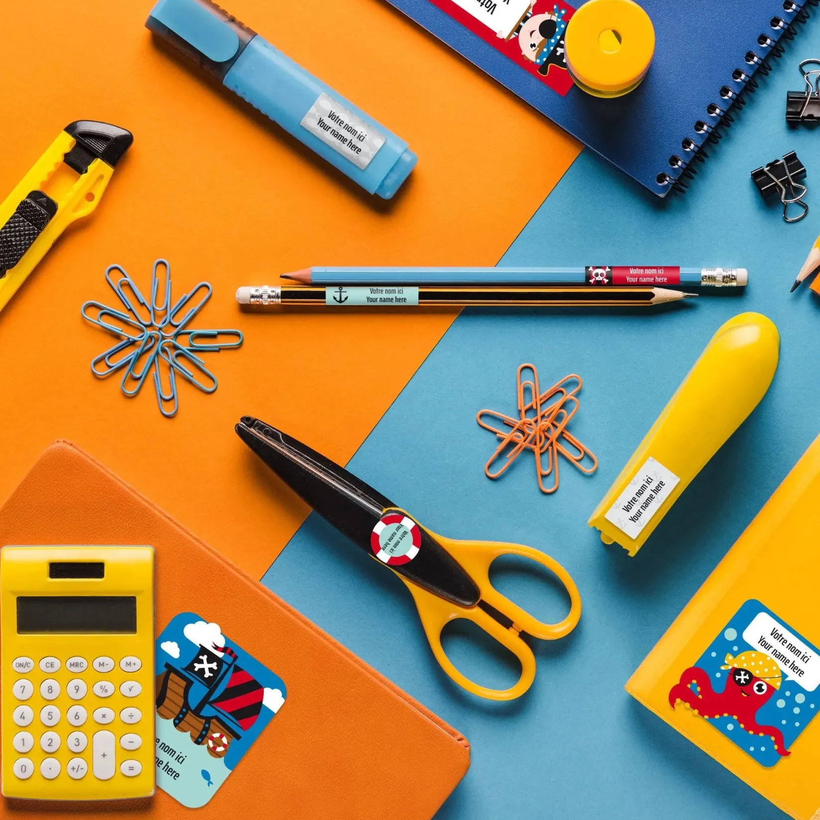 Personalized Name Labels|Personalized Name Labels>Clement - Impressions Essential Name Labels - Pirates