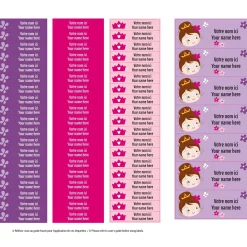 Hot Essential Name Labels – Princesses Kids Personalized Name Labels|Personalized Name Labels
