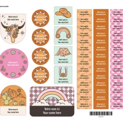 Personalized Name Labels|Personalized Name Labels>Clement - Impressions Essential Name Labels - Rodeo