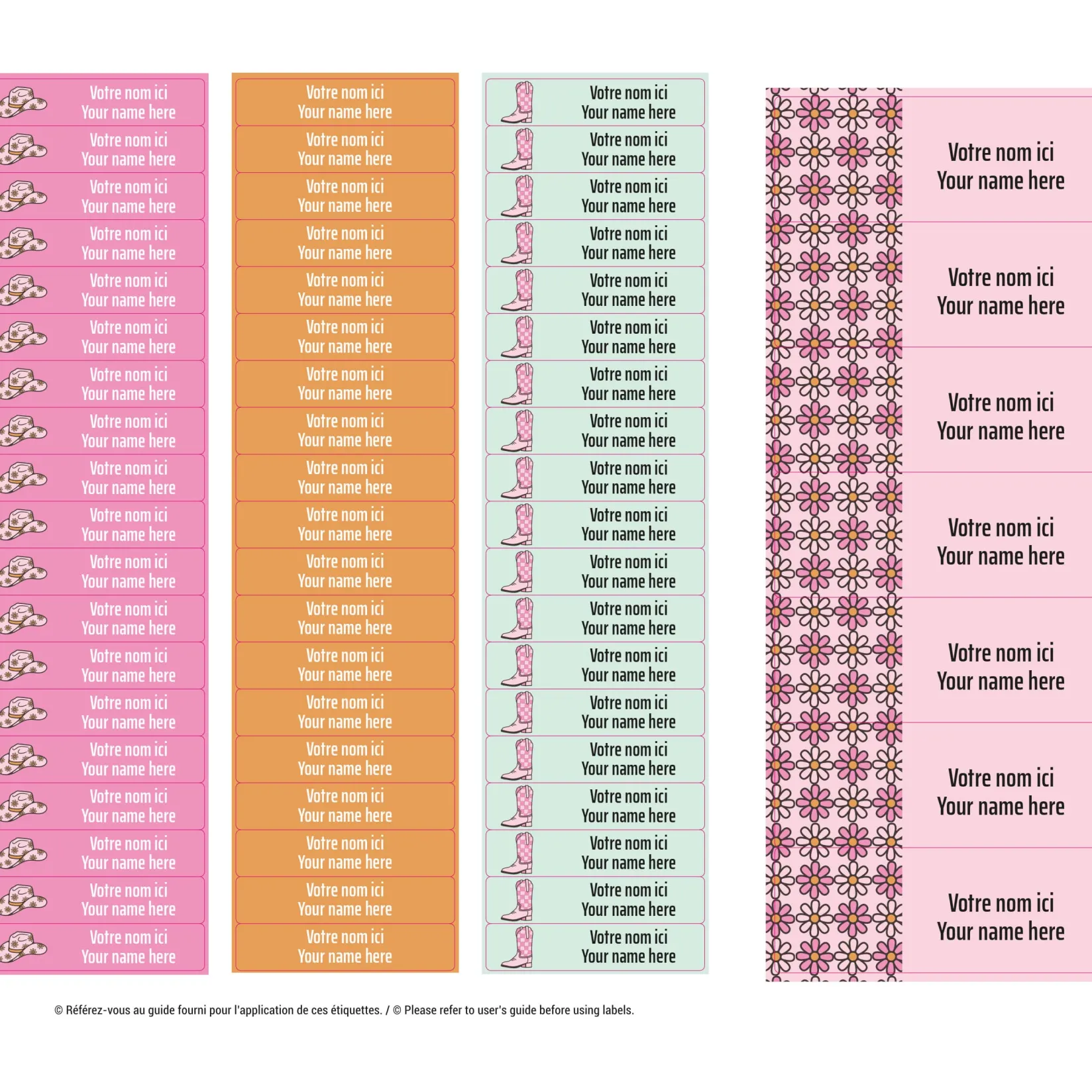 Personalized Name Labels|Personalized Name Labels>Clement - Impressions Essential Name Labels - Rodeo