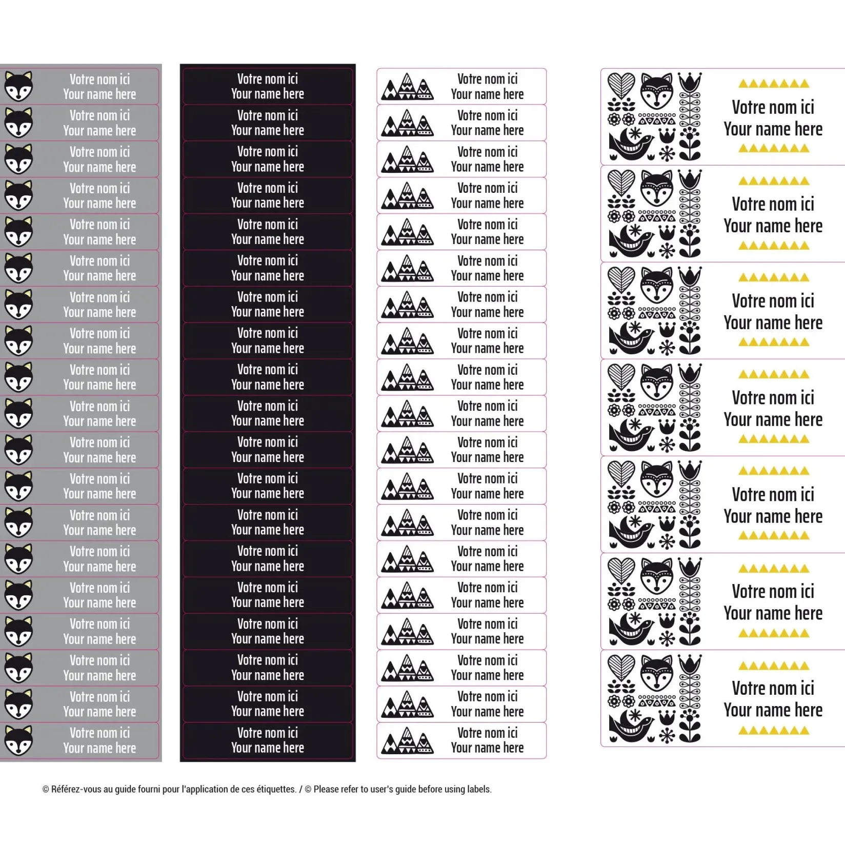 Personalized Name Labels|Personalized Name Labels>Clement - Impressions Essential Name Labels – Scandinavian