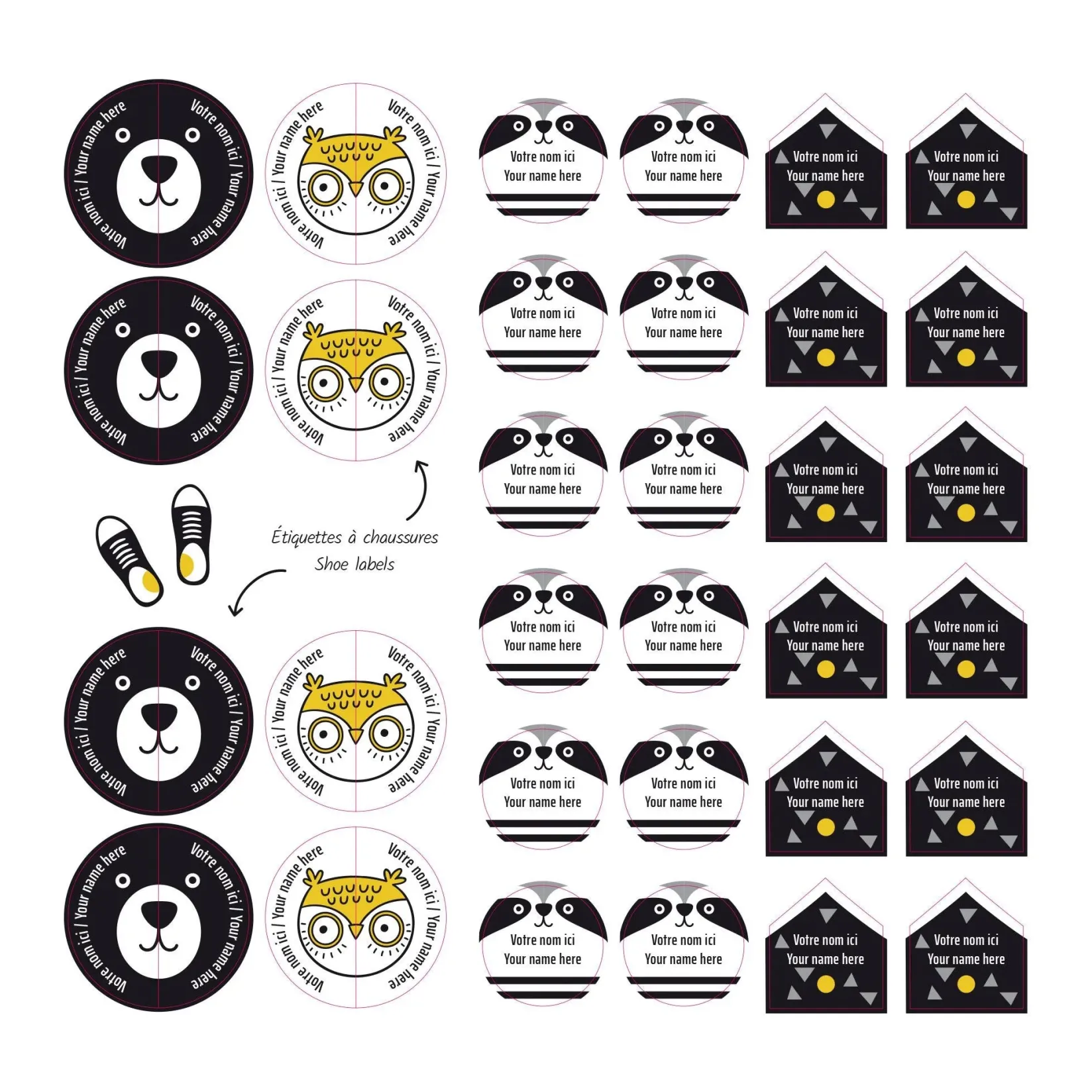 Personalized Name Labels|Personalized Name Labels>Clement - Impressions Essential Name Labels – Scandinavian