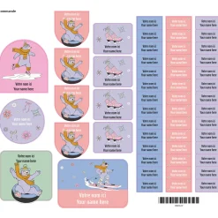 Clearance Essential Name Labels - Skate Kids Personalized Name Labels|Personalized Name Labels