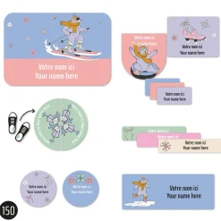 Clearance Essential Name Labels - Skate Kids Personalized Name Labels|Personalized Name Labels