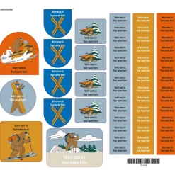 Personalized Name Labels|Personalized Name Labels>Clement - Impressions Essential Name Labels - Skidoo