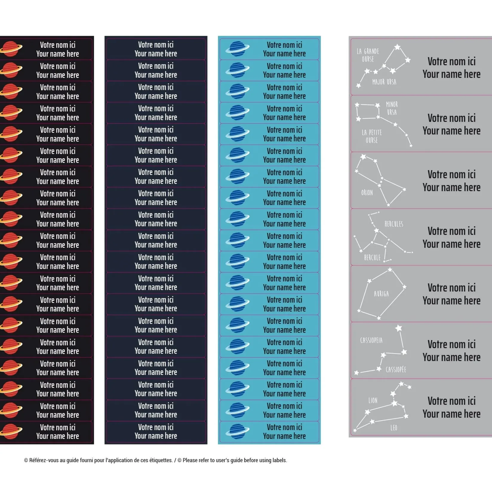 Personalized Name Labels|Personalized Name Labels>Clement - Impressions Essential Name Labels - Space