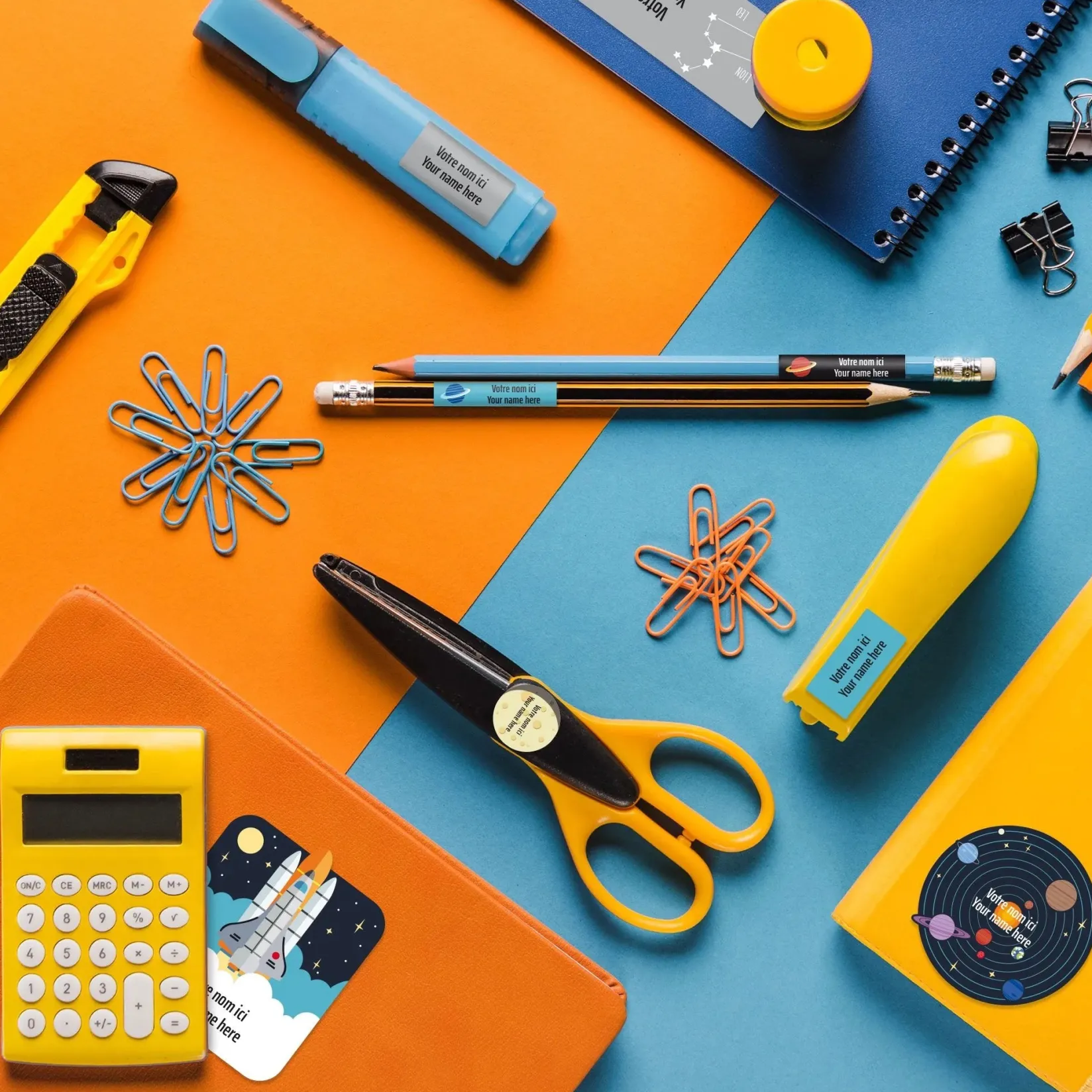 Personalized Name Labels|Personalized Name Labels>Clement - Impressions Essential Name Labels - Space