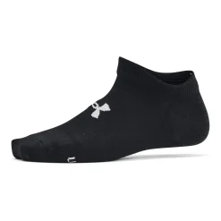 Socks|Underwear & Socks>Under Armour Essential No Show (6) 7-14y Black