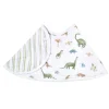 Clearance Essentials Cotton Muslin Burpy Bib - Dinosaurs Breastfeeding|Muslin Products