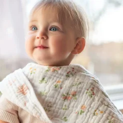 New Essentials Cotton Muslin Burpy Bib - Country floral Muslin Products|Nursing Covers