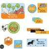 Discount Essentials Name Labels - Animals Kids Personalized Name Labels|Personalized Name Labels
