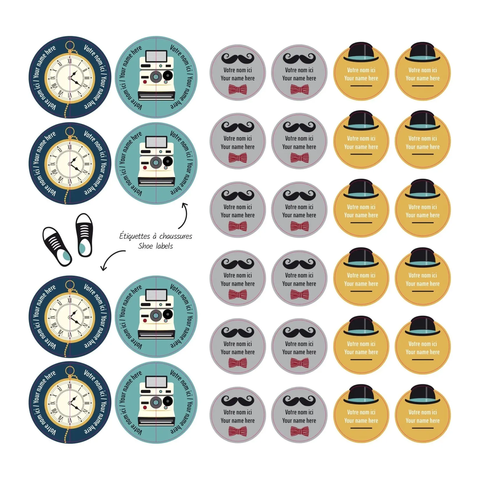 Personalized Name Labels|Personalized Name Labels>Clement - Impressions Essentiel Labels – Mister