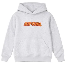 Fleeces And Sweatshirts|Tops>Rip Curl Eternal Shred Icon Hoodie 8-14y Grey