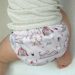 Cloth Diapers|Cloth Diapers>La Petite Ourse Evolution Washable Diaper - Fairground