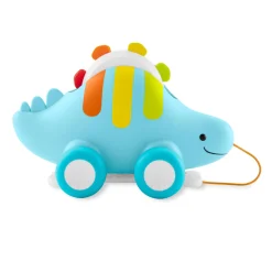 Musical Toys>Skip Hop Explore & More Dinosaur 3-In-1 Baby Musical Pull Toy