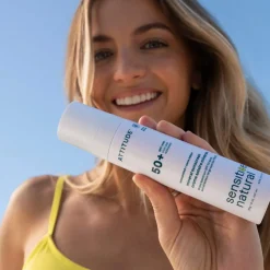 Body & Hair Care|Body & Hair Care>Attitude Face & Body Sunscreen Spray - SPF 50 Sensitive Skin