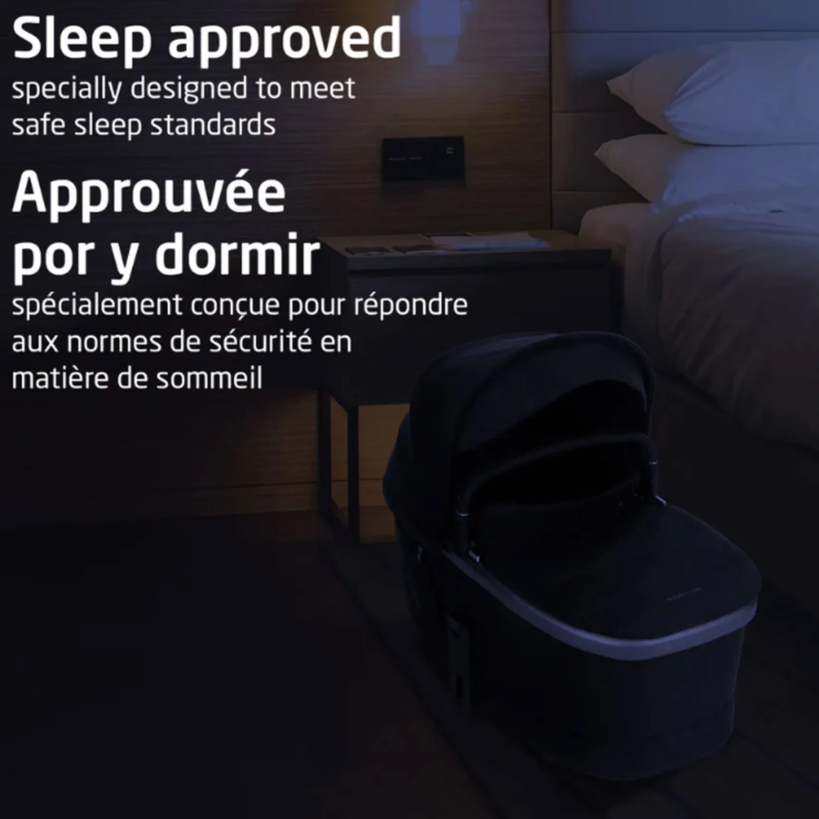 Strollers|Strollers & Trailers>Maxi-cosi Fame Bassinet - Twillic Black