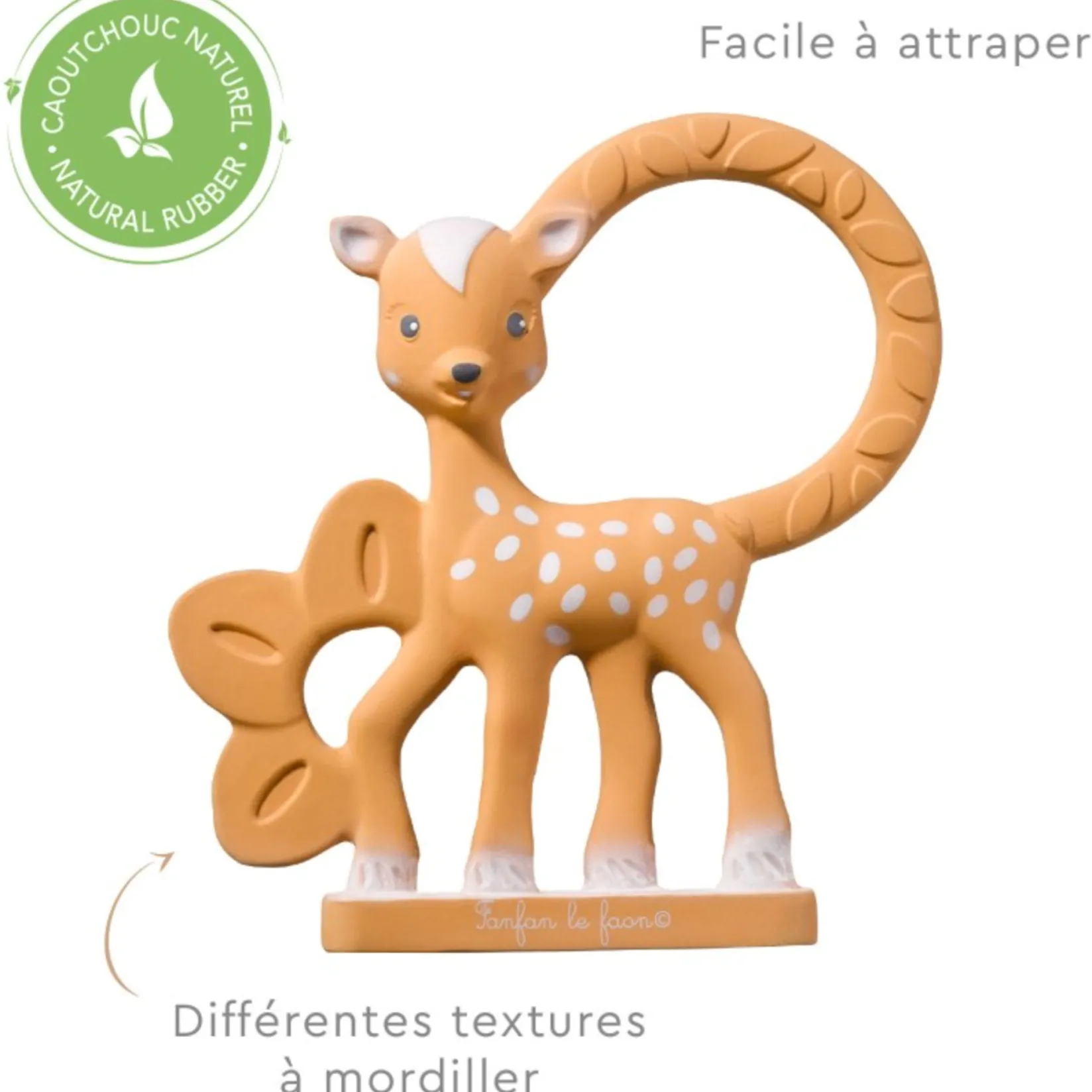 Teething Toys>Sophie la girafe Fanfan The Fawn Teething Ring