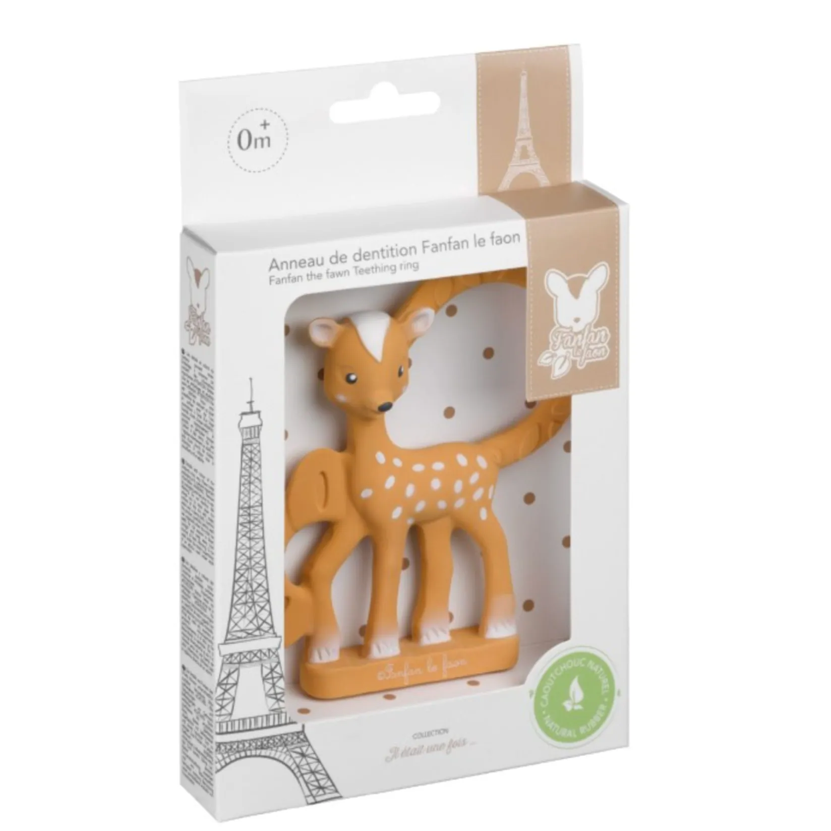 Teething Toys>Sophie la girafe Fanfan The Fawn Teething Ring
