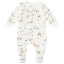 Preemie Clothing|Pajamas>Colle Colle Farm Magnetic Pajamas P-18m Ivory